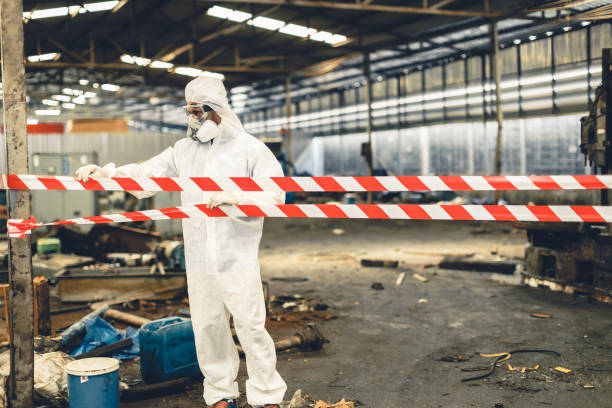 Professional Crime Scene Cleanup technician working in West Islip, NY